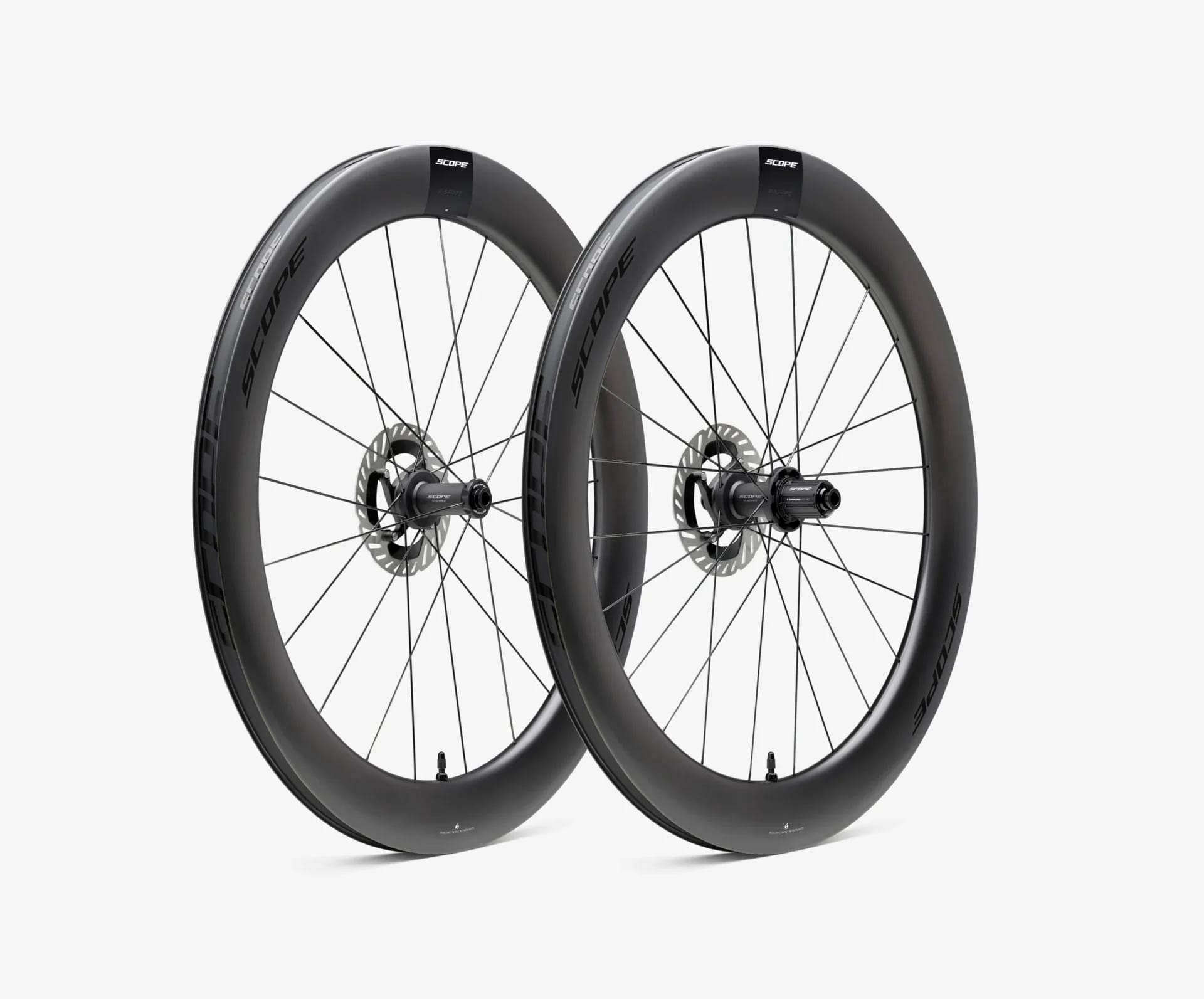 Scope R6.A – Carbon Wielset – Disc – Zwart