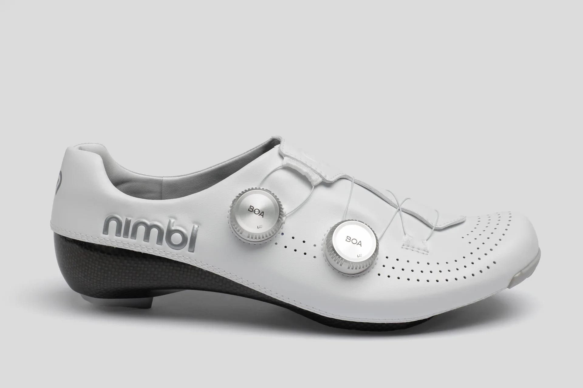 Nimbl Ultimate Glide – Wielerschoenen – Wit/Zilver – 2026